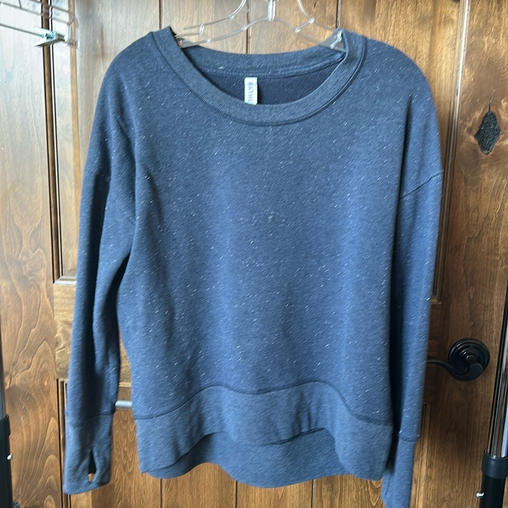 Athleta Fleece lined Sweater (size S;color Navy)